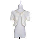 Beautiful Chiffon/Lace Evening/Casual Wrap/Jacket With Pearls (More Colors)