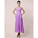 A-line Sweetheart Tea-length Chiffon Mother of the Bride Dress