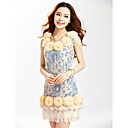 TS VINTAGE 3D Flora kanten jurk