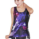 Roxo Galaxy Regatas (Bust :86-102 centímetros Cintura :58-79 centímetros Hip :90-104 centímetros Comprimento: 62 centímetros)