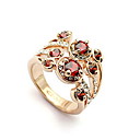 Or unique plaqué avec zircon cubique