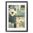 Framed Art Print Floral 60's Bloom 2 by Lisa Audit