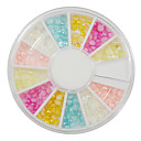 200PCS 6-Color 3mm Nail Art Acrylic Rhinestone