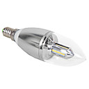 4W E14 320LM 6000-6500K Natural White Light LED bulbo de la vela (220)