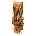 22 Inch sintéticos Brown populares Onda rabo de cavalo Hair Extensions