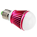 Dimmable E27 3W 270LM 3000-3500K Warm White Light Pink Shell LED Bulbo de la bola (220)