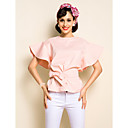 TS manga de la colmena de la correa Blusa