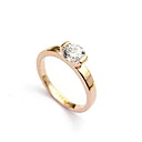 Or charme plaqué avec zircon cubique