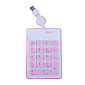 18-Key Silicone USB Numeric Keypad (Assorted Colors)