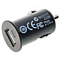  Car Cigarette Powered 1000mA USB Adapter/Charger - Black (DC 12V)