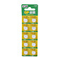 LR44 A76 1.5v ad alta capacità pulsante batterie alcaline (10-pack)