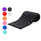 109 Key Flexible QWERTY USB Keyboard (Waterproof, Assorted Colors)