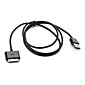 USB-opladning kabel til iPhone 4, 4S, 3G, 3GS, den nye iPad og iPods (2m, sort)