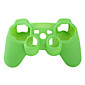 Custodia protettiva in silicone per il controller di ps3 (verde)