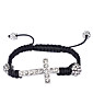 Woven Bracelet with Cross