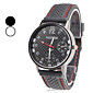 Orologio analogico, al quarzo, unisex, in plastica - Nero