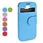 Magnet Design PU Leather Full Body Case with Stand for Samsung Galaxy S3 I9300 (Assorted Colors)